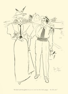 Caricature de Phil May, des années 1890 - Phil May