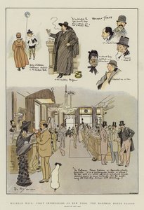 Manières occidentales, premières impressions de New York, le salon de la maison Hoffman - Phil May