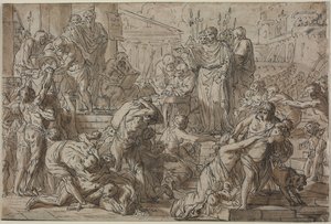 Sujet romain, 1700s - Philibert Benoît Delarue