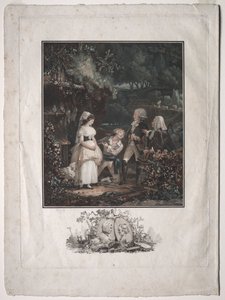 Annette et Lubin, 1789 - Philibert Louis Debucourt