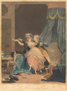 La Rose mal défendue - Philibert Louis Debucourt