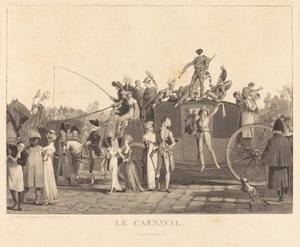 Le Carnaval - Philibert Louis Debucourt