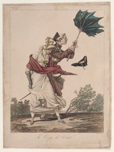 Le Coup de Vent - Philibert Louis Debucourt