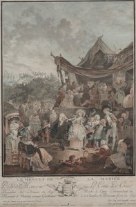 Le Menuet de la Mariée, 1786 - Philibert Louis Debucourt