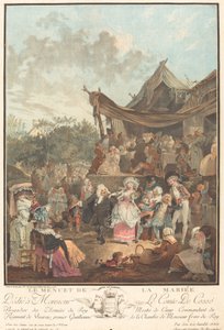 Le Menuet de la mariée - Philibert Louis Debucourt