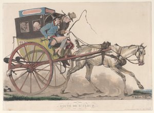 Route de St. Cloud, 1816 - Philibert Louis Debucourt