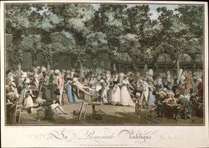 La Promenade publique, 1792