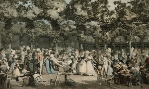 Le Promenade Publique, 1792 - Philibert Louis Debucourt
