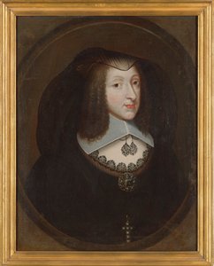 Christine Marie de France, Duchesse de Savoie en robe de veuve, vers 1640 - Philibert Torret