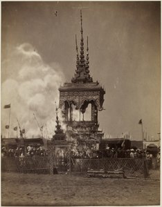 Une crémation birmane - Philip Adolphe Klier