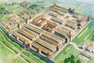 Fort romain de Birdoswald, 3ème siècle, vers 1990-2010 - Philip Corke