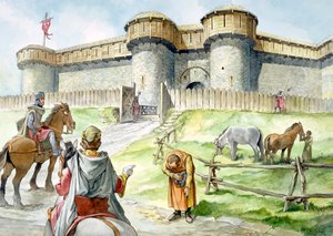 Château de Helmsley, 13e siècle, vers 1990-2010 - Philip Corke