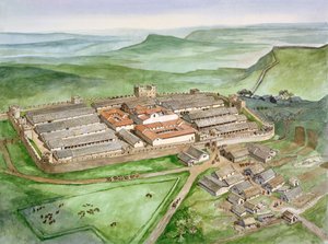 Fort romain de Housesteads, 2e siècle, vers 1990-2010 - Philip Corke