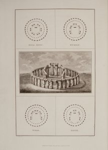 Vue de Stonehenge, de The History of Ancient Wiltshire par Sir Richard Colt Hoare, gravé par James Basire, Londres, 1810-11 - Philip Crocker