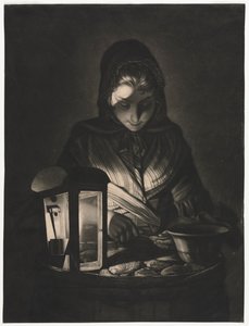 La Femme aux huîtres, 1769 - Philip Dawe
