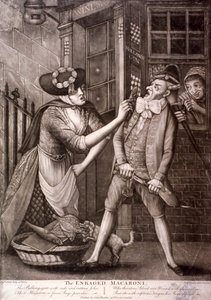 Le macaroni enragé, 1773 - Philip Dawe