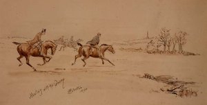 Chasse avec le Quorn - Philip Eustace Stretton