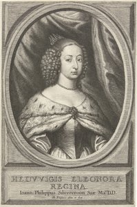 Portrait de Hedwig Eleonora, reine de Suède - Philip Fruytiers