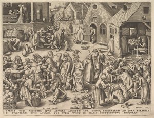 Charité Charitas des Vertus, 1559 - Philip Galle