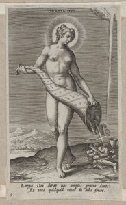 Gratia Dei, de Prosopographia, vers 1585-90 - Philip Galle