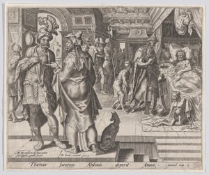 Jonadab conseillant Amnon, de L