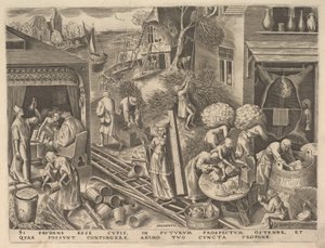 Prudence Prudentia des Vertus, vers 1559-60 - Philip Galle