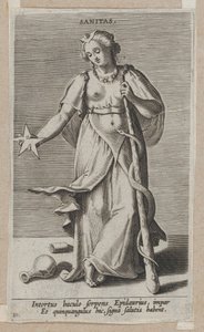 Sanitas, de Prosopographia, vers 1585-90 - Philip Galle