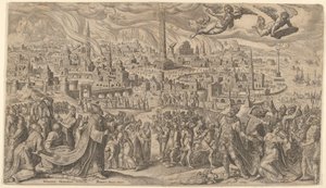 La chute de Babylone, 1569 - Philip Galle