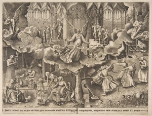 La parabole des vierges sages et folles - Philip Galle