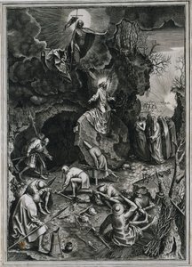La Résurrection du Christ, vers 1562 - Philip Galle