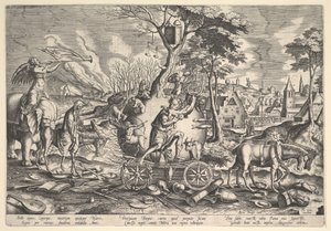 Le Triomphe du Temps, 1574 - Philip Galle