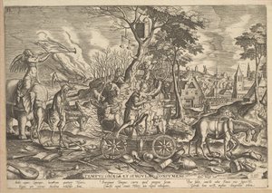 Le Triomphe du Temps, 1574 - Philip Galle