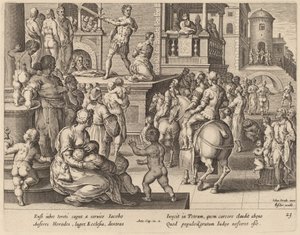 Décapitation de Saint Jacques - Philip Galle after Jan van der Straet
