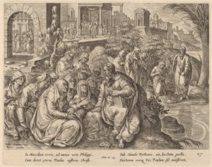 Saint Paul parle aux femmes de Philippes près d