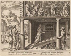 Le Choix de Saint Matthias - Philip Galle after Maerten van Heemskerck