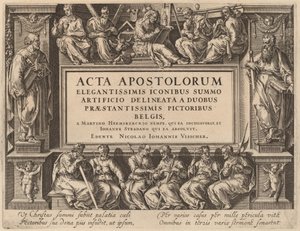 Page de titre - Philip Galle after Maerten van Heemskerck after Jan van der Straet