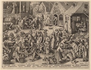 Charité - Philip Galle after Pieter Bruegel the Elder