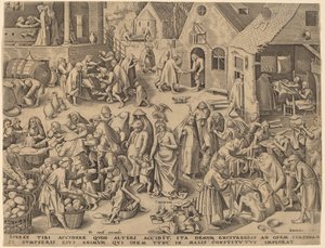Charité - Philip Galle after Pieter Bruegel the Elder