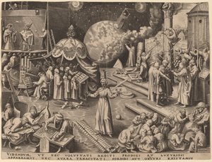 Tempérance - Philip Galle after Pieter Bruegel the Elder