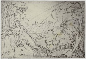 Correggio, Un ange portant une âme au paradis