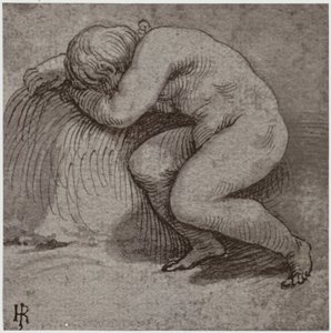 Giulio Romano, Un enfant endormi - Philip Henry Delamotte