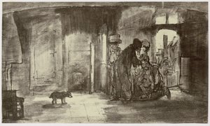 Rembrandt, Tobie bénissant Tobias - Philip Henry Delamotte
