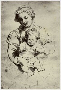 Rubens, sa femme et son enfant - Philip Henry Delamotte