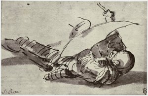 Salvator Rosa, Le Soldat Blessé - Philip Henry Delamotte
