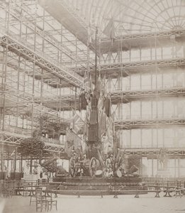 Le trophée militaire érigé lors de la visite des 