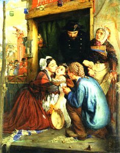 Paysans français retrouvant leur enfant volé, 1859 - Philip Hermogenes Calderon