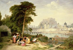 Ville de Salzbourg, le palais de l