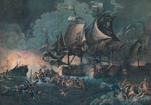 Le glorieux premier juin, vers 1795 - Philip James de Loutherbourg