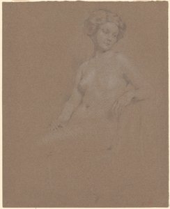 Femme nue assise - Philip Leslie Hale
