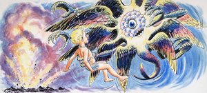 Monstre mythique, illustration tirée de "The Water Babies" de Charles Kingsley - Philip Mendoza